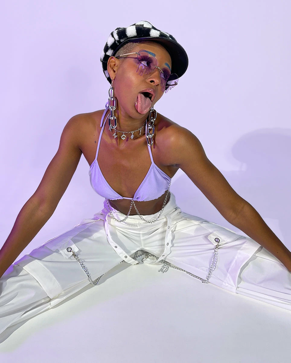 AE 90's Baby White Oversize Cargo Pants 7 AE 90's Baby White Oversize Cargo Pants - Image 5