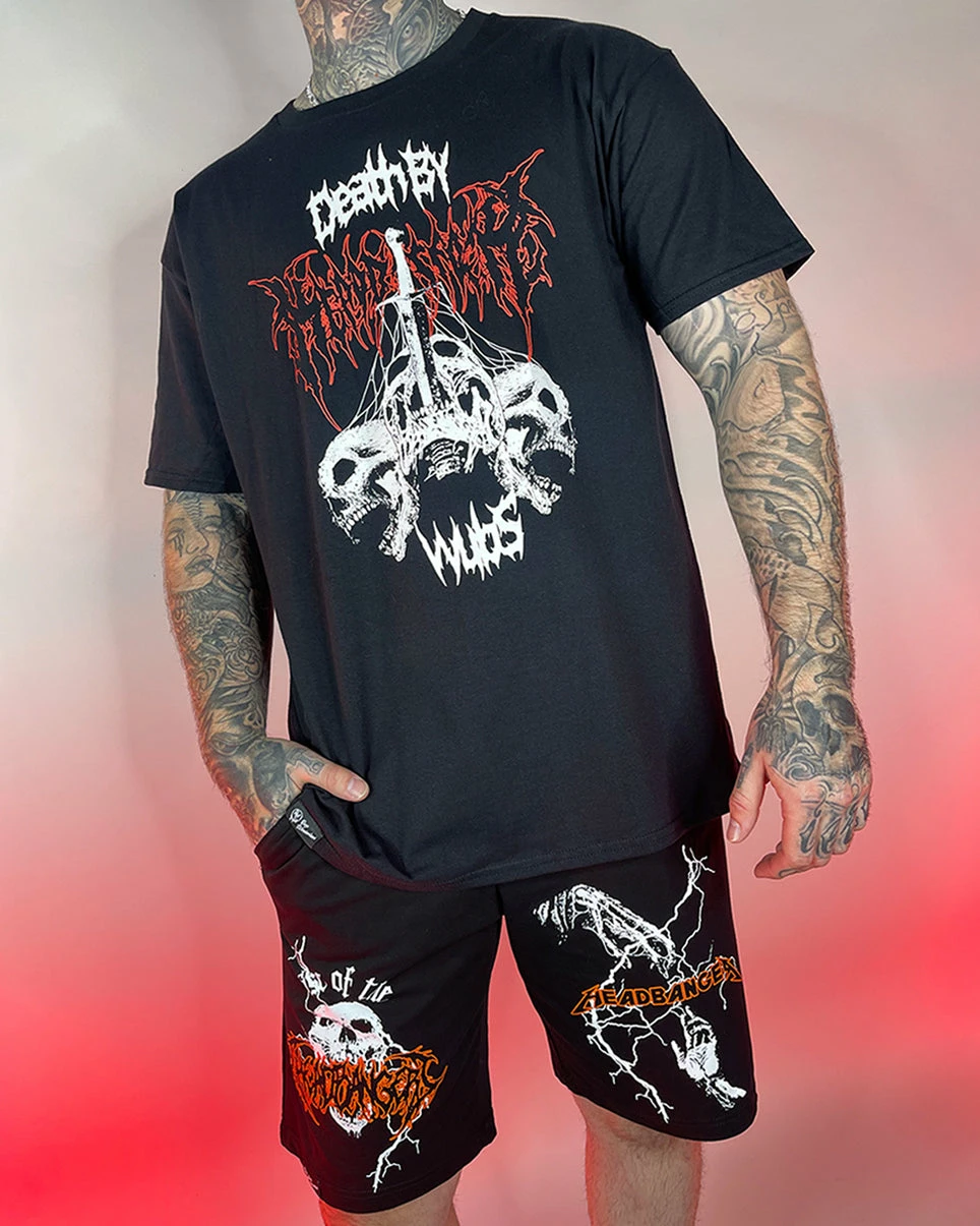 Jarmoo Rise Of The Headbanger Shorts 6 Jarmoo Rise Of The Headbanger Shorts - Image 4