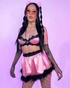 Roma Pretty In Pink 2pc Lingerie Set