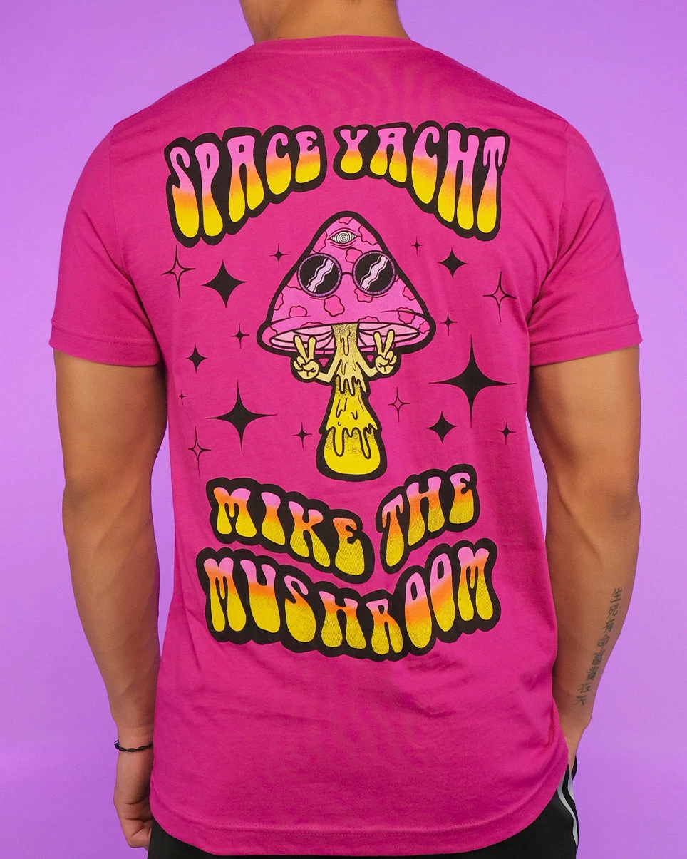 Space Yacht Fuchsia Mike The Mushroom Tee 3 Space Yacht Fuchsia Mike The Mushroom Tee