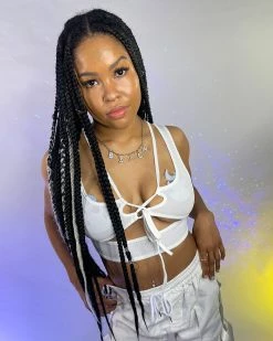 AE White Strapped Down Cutout Top -ravewonder store 4 cd27bf4f 8725 4993 9f49 739c46e067f8