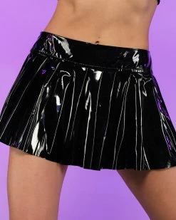 Roma Black After Class Vinyl Skirt