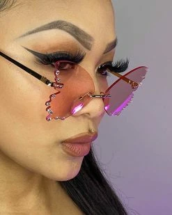 AE Diamond Butterflies Color Sunglasses -ravewonder store 4 e67fb635 6994 4587 8a83 d4ee04a9bf1a