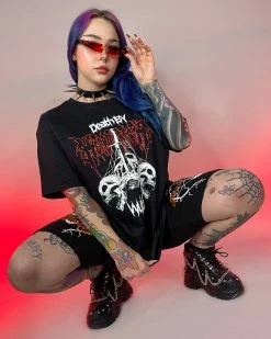 Jarmoo Death By Wubs Headbanger Tee -ravewonder store 52 30d6896e 34ab 41f8 9bd9 74e1dd6c4819