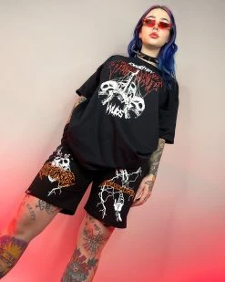 Jarmoo Rise Of The Headbanger Shorts 8 Jarmoo Rise Of The Headbanger Shorts -ravewonder store 56 da124267 242c 4a7f beac 5916f940c4a3