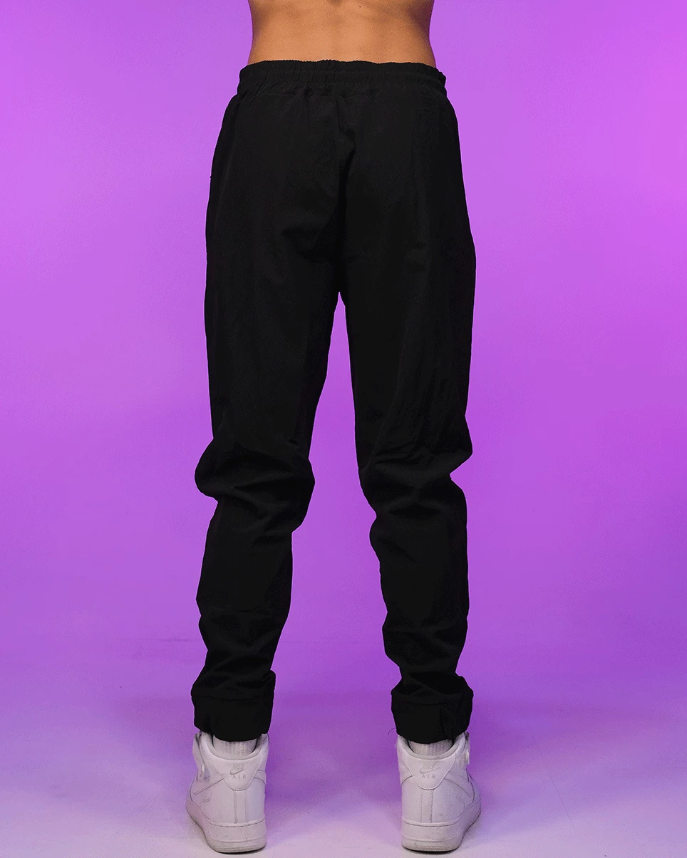 AE Black Reflective Joggers 6 AE Black Reflective Joggers - Image 4