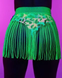 AE Neon Yellow Bejeweled Cover Up Skirt -ravewonder store 5 89effe86 ccc9 4bae 8cf2 f976993f856a