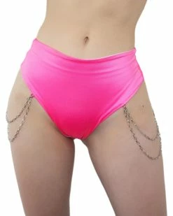Bodyzone Techno Bish Chain High-Waist Shorts -ravewonder store 5 be256137 1935 4afb 90a1 308a89212727