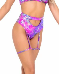 Roma Violet Rebel Keyhole Garter Bottoms -ravewonder store 6056 6057 PM