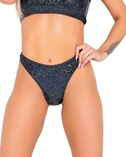 Roma Onyx Aura High-Cut Bottoms -ravewonder store 6071 6072 Blk 2