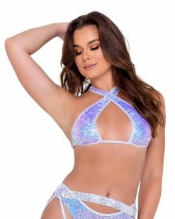 Roma Lavender Sugar Nova Cross Tie Top -ravewonder store 6101 6097 L 6087 W