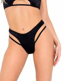 Roma Black Kinetic Strap Bottoms 9 Roma Black Kinetic Strap Bottoms -ravewonder store 6132 6133 Blk 2