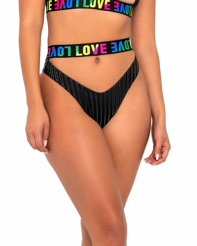 Roma Rainbow Love Cutout Bottoms 3 Roma Rainbow Love Cutout Bottoms
