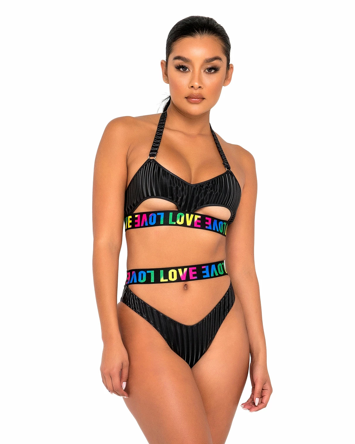 Roma Rainbow Love Cutout Bottoms 5 Roma Rainbow Love Cutout Bottoms - Image 3