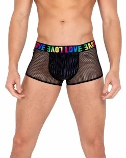 Roma Rainbow Love Fishnet Trunks