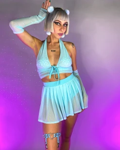 OhYes Fashion Y2K Doll Sheer Pleated Mini Skirt -ravewonder store 63 2452acfa a3f1 4935 8ea9 82059f3a64b2