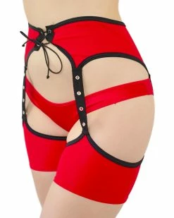 Bodyzone Spur You On Chaps With Lace-Up And Grommet Detail 46 Bodyzone Spur You On Chaps With Lace-Up And Grommet Detail -ravewonder store 65