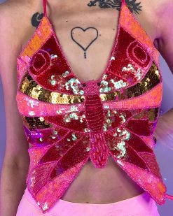 Western Fashion Butterfly Kween Sequin Top 32 Western Fashion Butterfly Kween Sequin Top -ravewonder store 6 214f6efb 6aa0 48e2 8a8d a31b2d8b84f3
