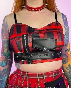 AE Buckle Me Up Crop Top