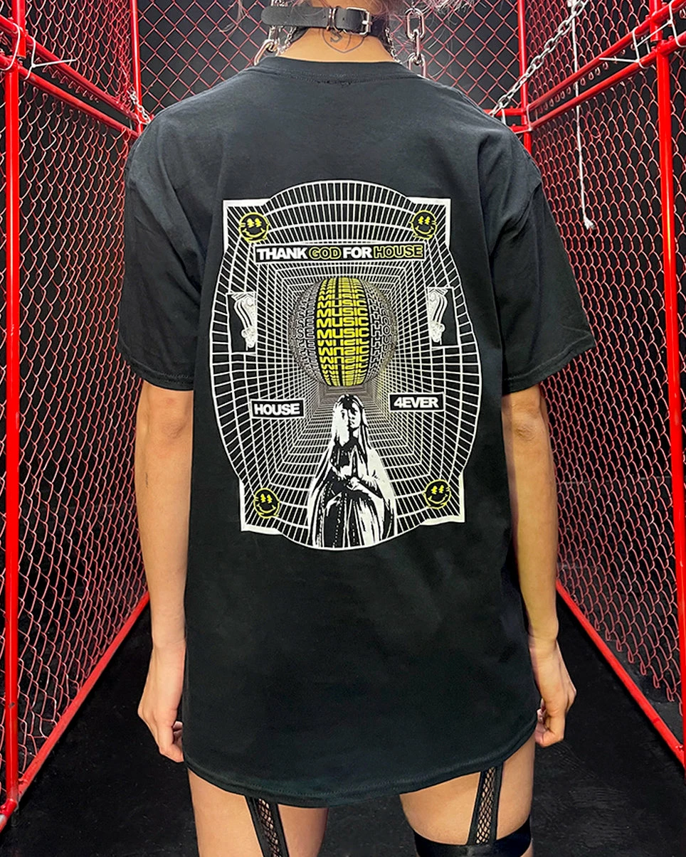 Jarmoo Praying Thank God For House Tee 8 Jarmoo Praying Thank God For House Tee - Image 6