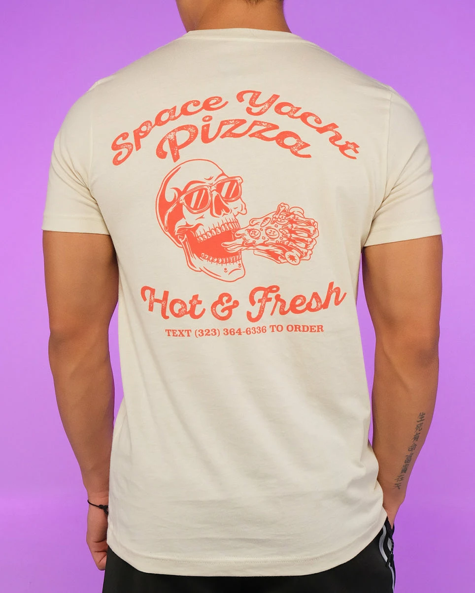 Space Yacht Hot & Fresh Pizza Tee 3 Space Yacht Hot & Fresh Pizza Tee