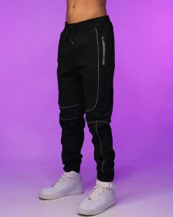 AE Black Reflective Joggers 16 AE Black Reflective Joggers -ravewonder store 6 96c1a7db 1371 46f5 b999 3ba65b168976