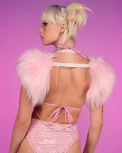 J. Valentine Faux Fur Shoulder Poofs -ravewonder store 70 23d66664 0af5 43f5 b8c4 b11fe29ac42d