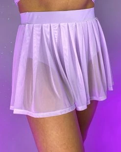 OhYes Fashion Y2K Doll Sheer Pleated Mini Skirt -ravewonder store 74