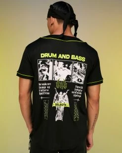 Jarmoo Drum And Bass Angel Yellow Baseball Jersey