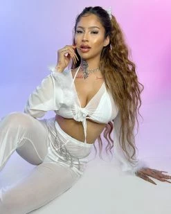 AE Bubble-icious Sheer Front-Tie Top 28 AE Bubble-icious Sheer Front-Tie Top -ravewonder store 7 fd3018c6 9834 4171 a6ad 9afa7dcf940e