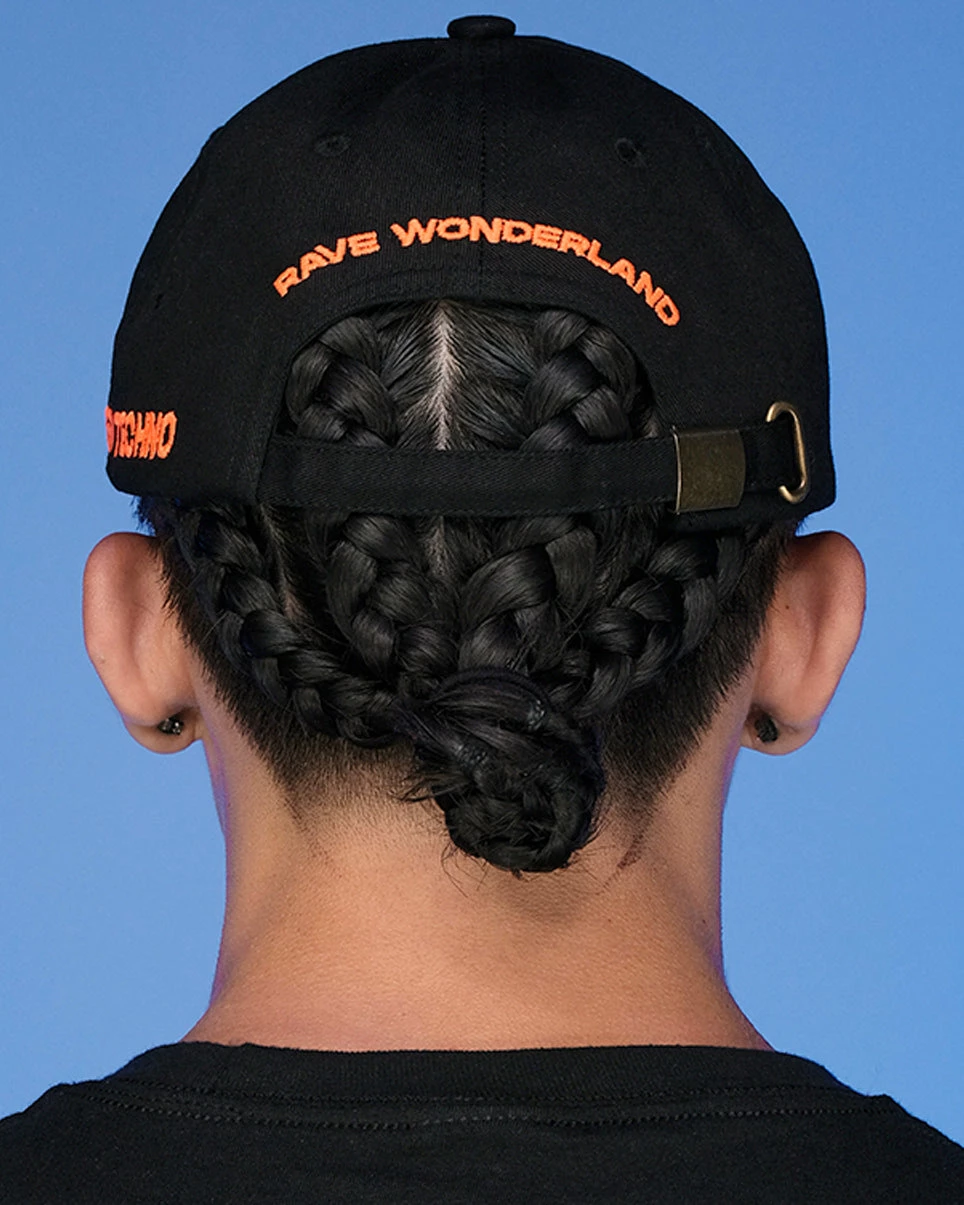 Jarmoo Techno Snob Orange Dad Hat 5 Jarmoo Techno Snob Orange Dad Hat - Image 3