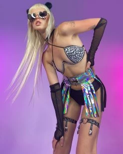 OhYes Fashion Black Double Crossed Diamonds Bustier -ravewonder store 8 a79e9035 a1c9 4958 82cc 56866919029f