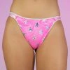 Roma Pink Cosmic Stardust High-Cut Bottoms