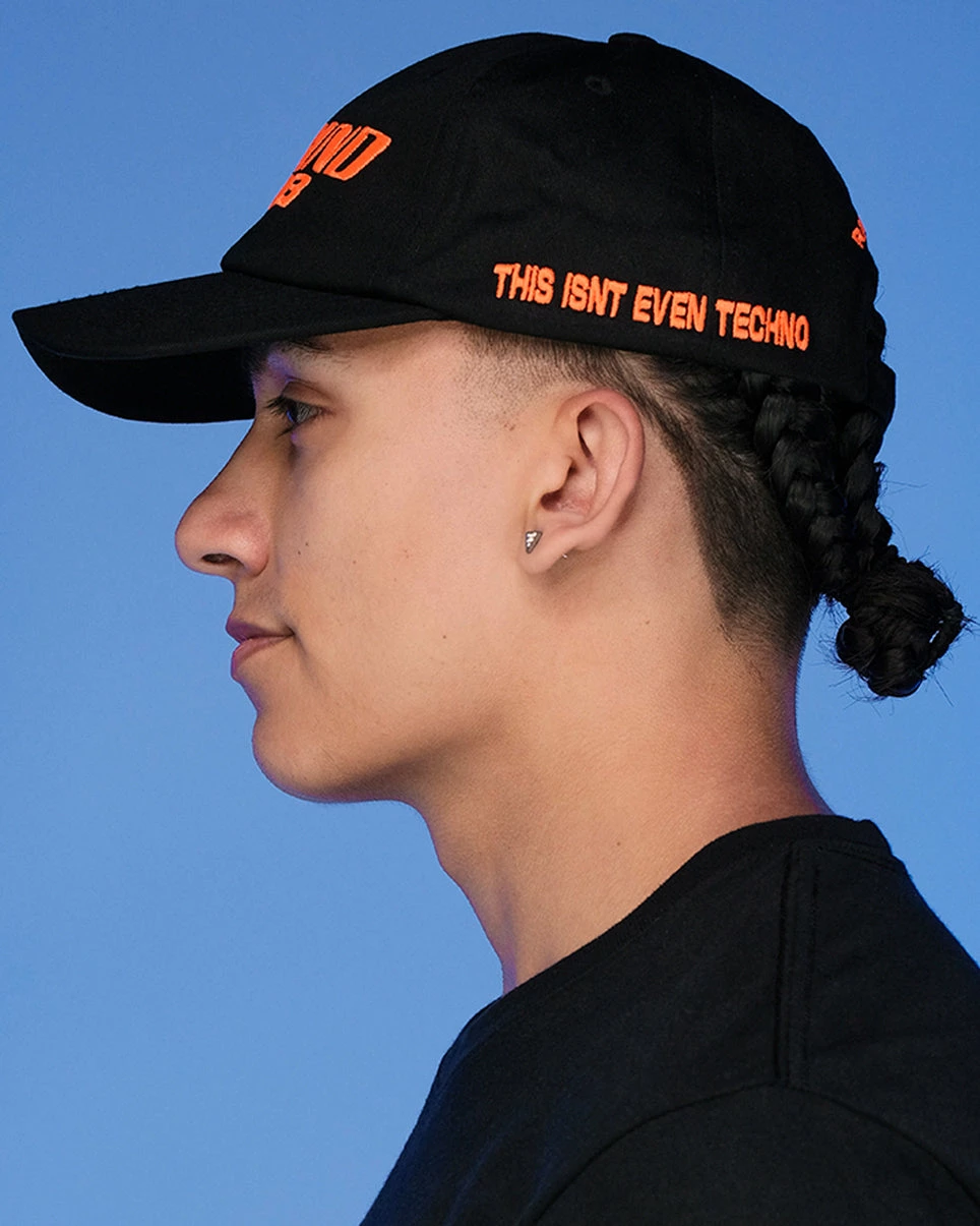Jarmoo Techno Snob Orange Dad Hat 4 Jarmoo Techno Snob Orange Dad Hat - Image 2