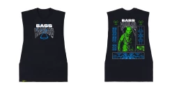 Jarmoo Bass Wasteland Dystopia Muscle Tee -ravewonder store BassWastelandCutSleeveT Mockup v1.1