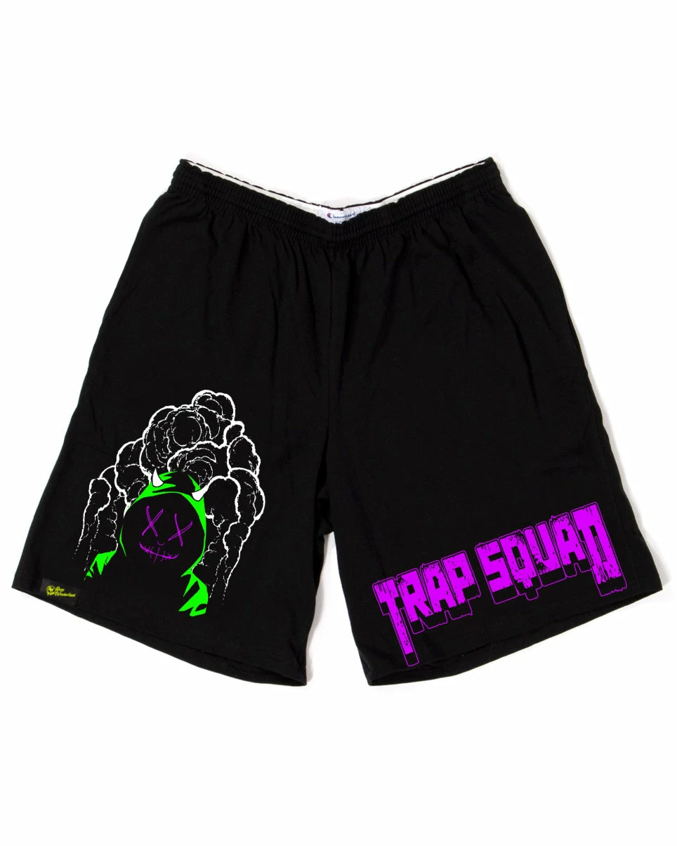 Jarmoo Trap Squad Blacklight Basketball Shorts 7 Jarmoo Trap Squad Blacklight Basketball Shorts - Image 5