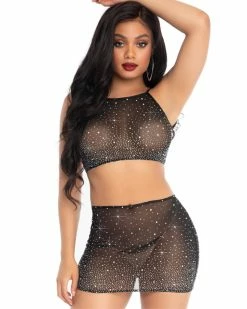 Leg Avenue ICED OUT 2pc Rhinestone Set