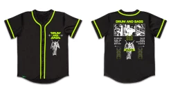 Jarmoo Drum And Bass Angel Yellow Baseball Jersey 11 Jarmoo Drum And Bass Angel Yellow Baseball Jersey -ravewonder store DrumAndBassJersey Mockup