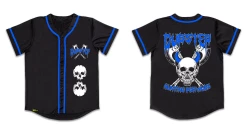 Jarmoo Dubstep Skull Massacre Baseball Jersey -ravewonder store DubstepJersey Mockup v1.4