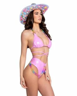 J. Valentine Baby Pink Kandi Kid High Waist Thong -ravewonder store FR115 FR116 BPK SIDE 2 scaled