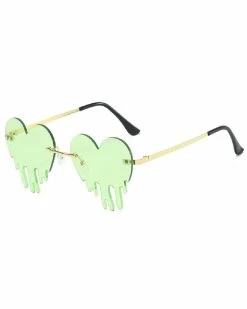 AE Heart Drip Sunglasses 17 AE Heart Drip Sunglasses -ravewonder store GREEN f3059057 f4a2 48e9 8a78 4a1d620534df