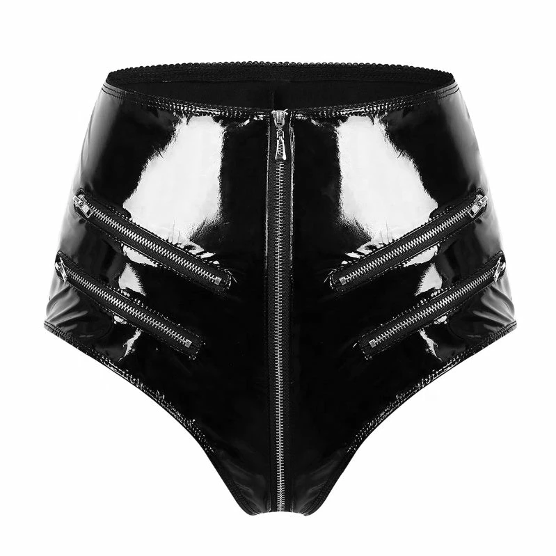 AE High Demand Vinyl Zipper Shorts 3 AE High Demand Vinyl Zipper Shorts - Image 3