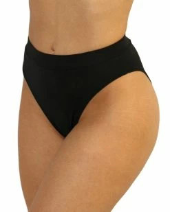 Shark Black Cheeky High-Cut Bottoms -ravewonder store IMG 2503 clipped rev 1