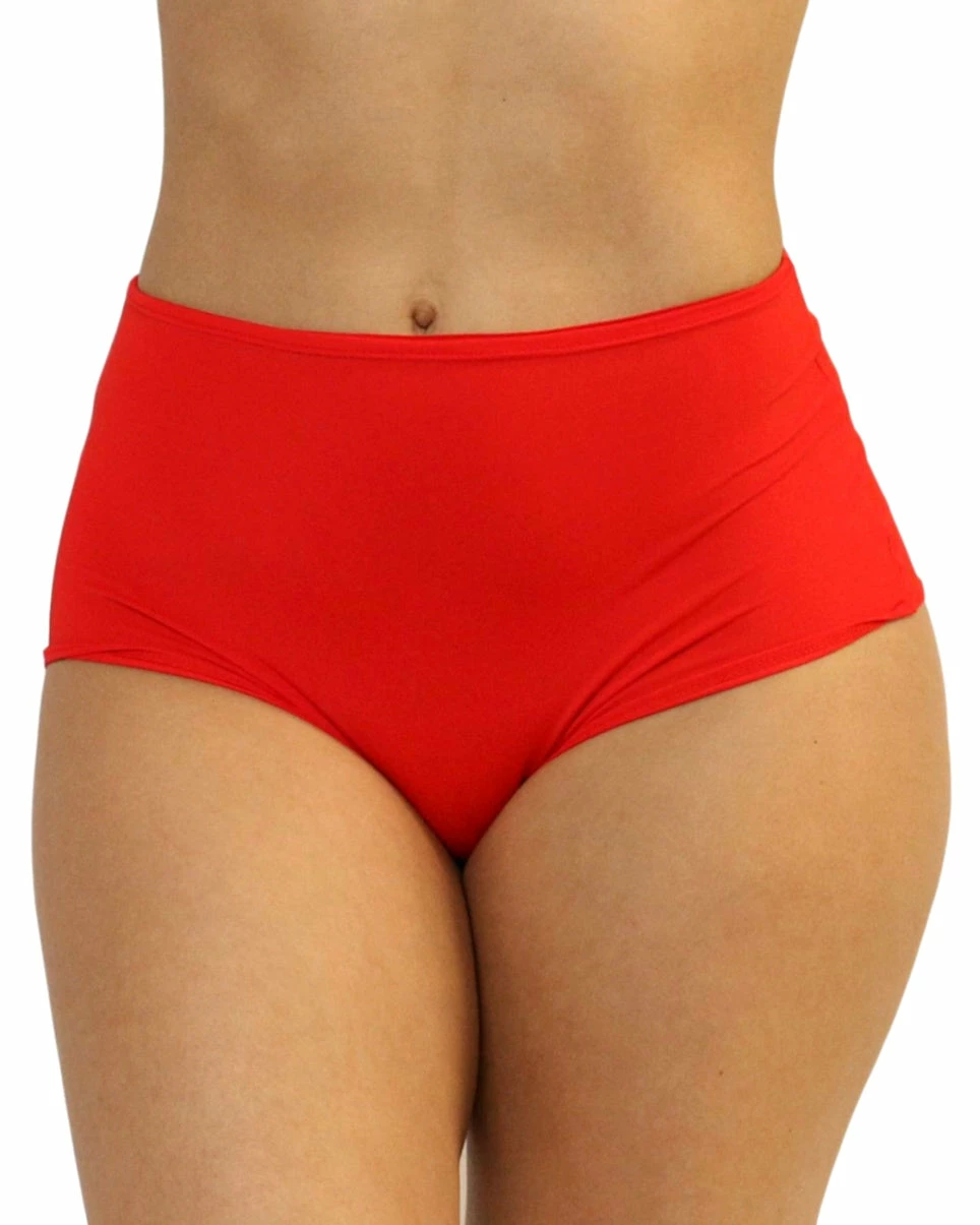Shark Red High Waist Shorts 4 Shark Red High Waist Shorts - Image 4