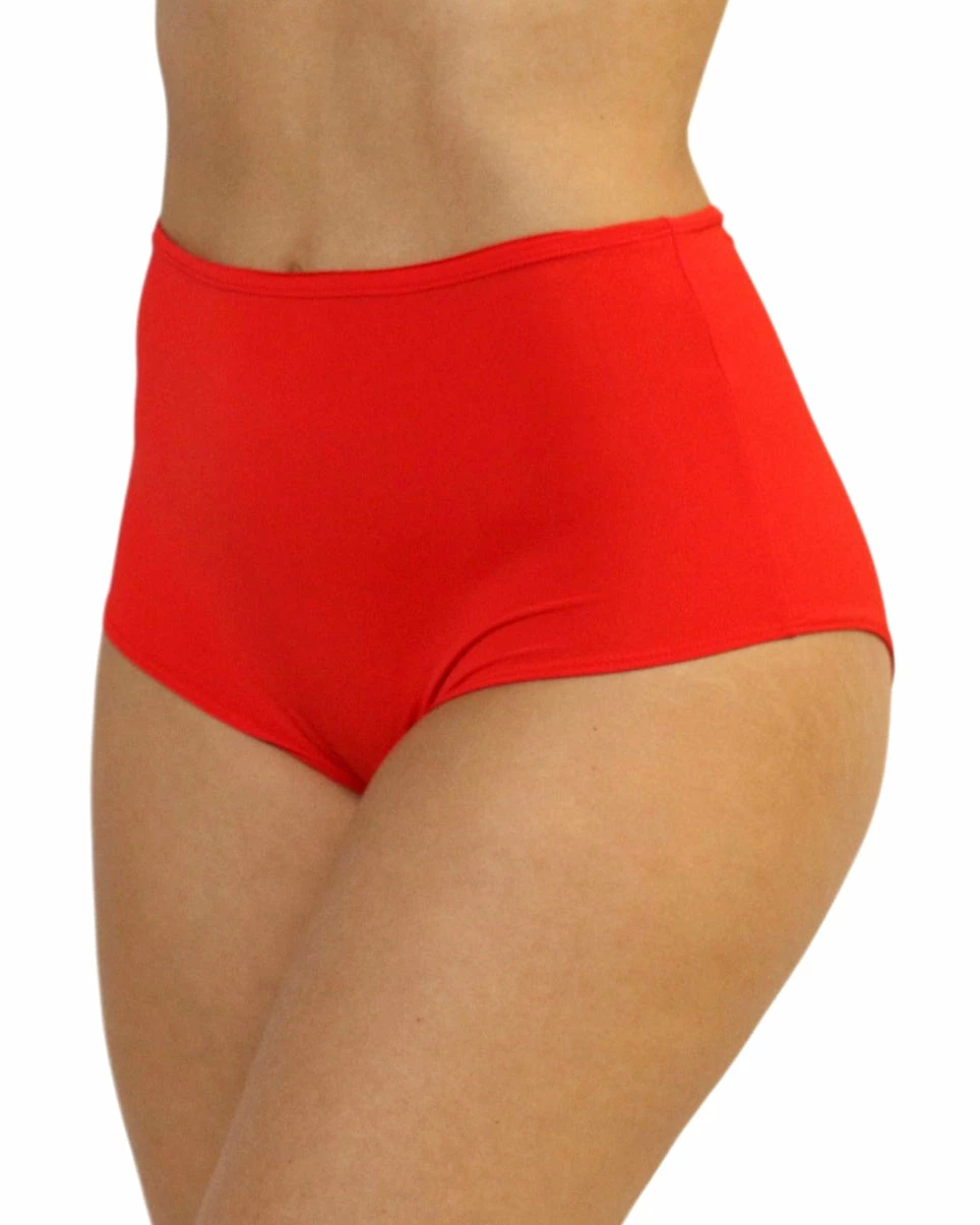 Shark Red High Waist Shorts 2 Shark Red High Waist Shorts - Image 2