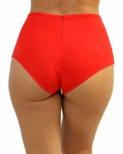 Shark Red High Waist Shorts 9 Shark Red High Waist Shorts -ravewonder store IMG 2548 clipped rev 1