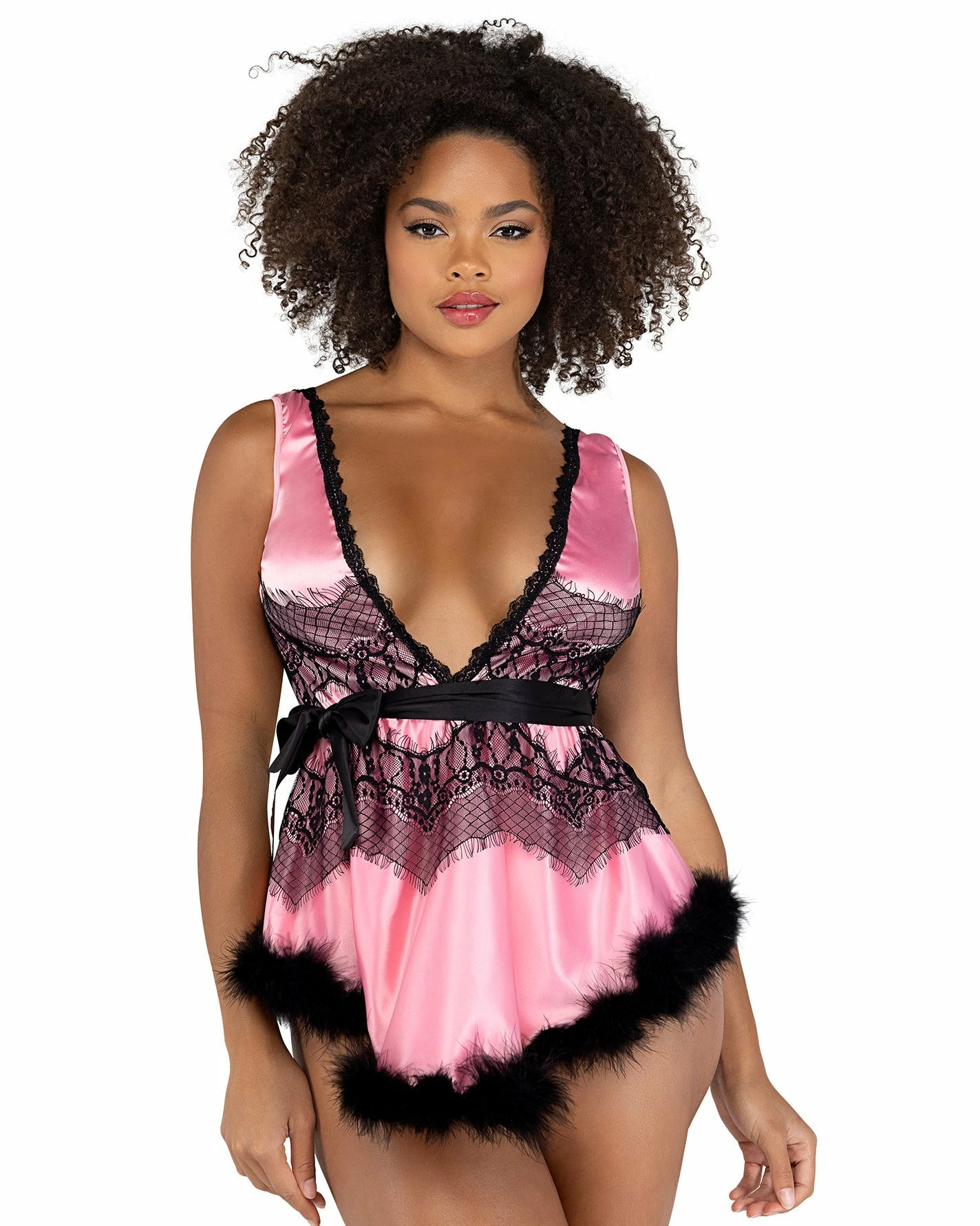 Roma Satin Baby Babydoll Dress 5 Roma Satin Baby Babydoll Dress - Image 3
