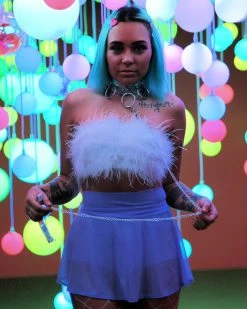 J. Valentine Mesh Skater Skirt 13 J. Valentine Mesh Skater Skirt -ravewonder store MODEL