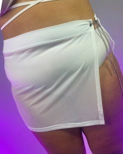 OhYes Fashion White Pray For Me Mesh Skirt -ravewonder store P10 e4105427 cd80 41f8 b8c8 53cf81863dfe