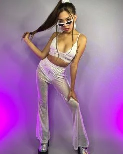 OhYes Fashion Urban Nights Sparkle Mesh Flare Bottoms 30 OhYes Fashion Urban Nights Sparkle Mesh Flare Bottoms -ravewonder store P7 9875658f a31a 4192 958f 0014c56185c0